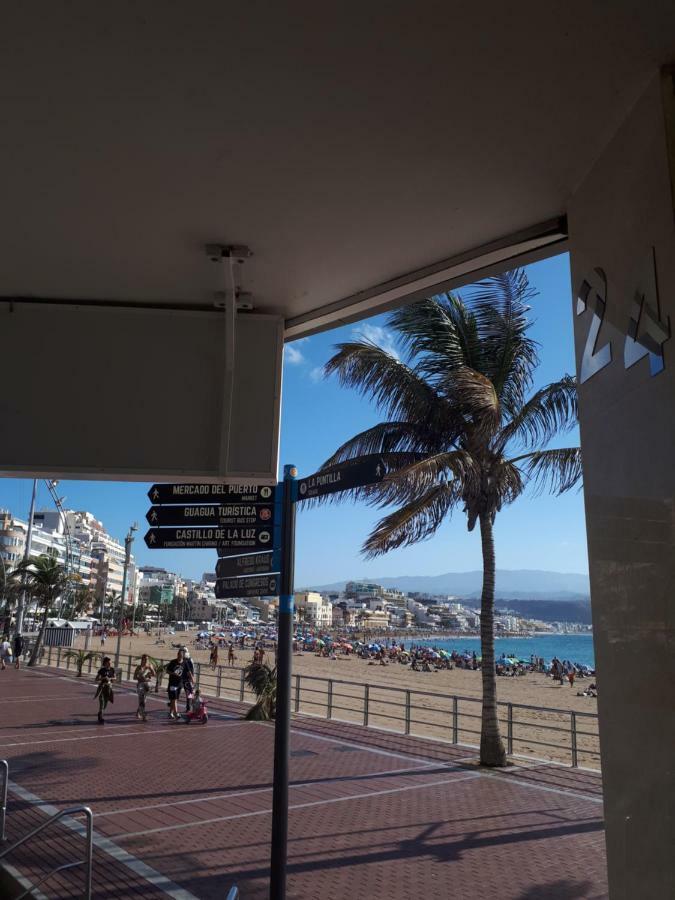 Apartamento Leps Primera Linea las Canteras Las Palmas de Gran Canaria Exterior foto